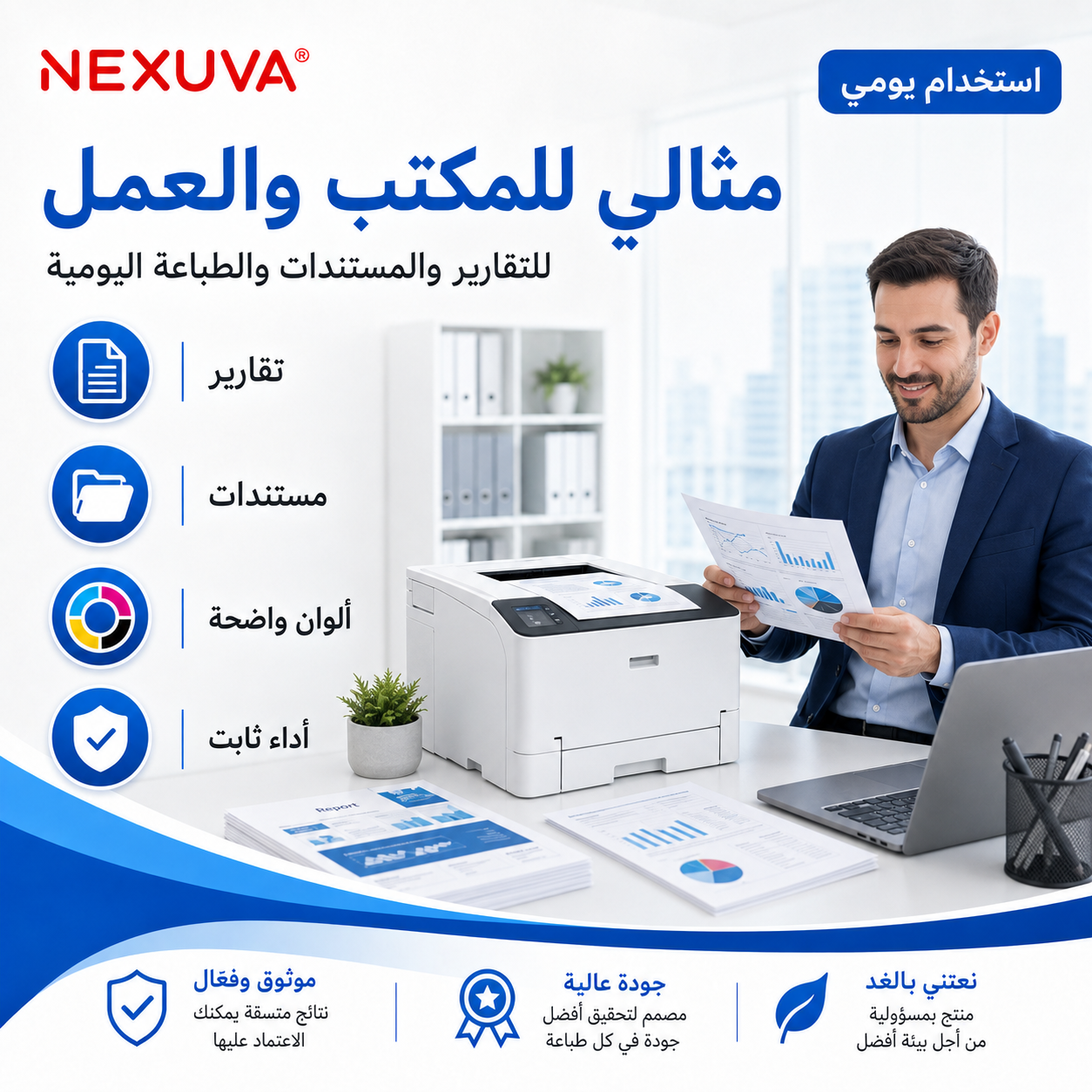 NEXUVA 131A Compatible Toner Cartridge Set for HP CF210A CF211A CF212A CF213A – Black, Cyan, Yellow and Magenta