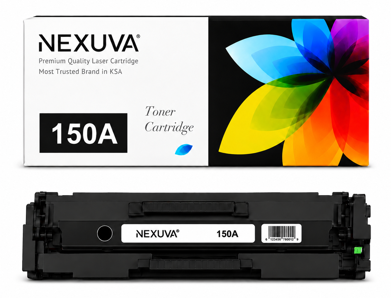 NEXUVA Compatible HP 150A Black Toner Cartridge – W1500A, 1,000 Pages