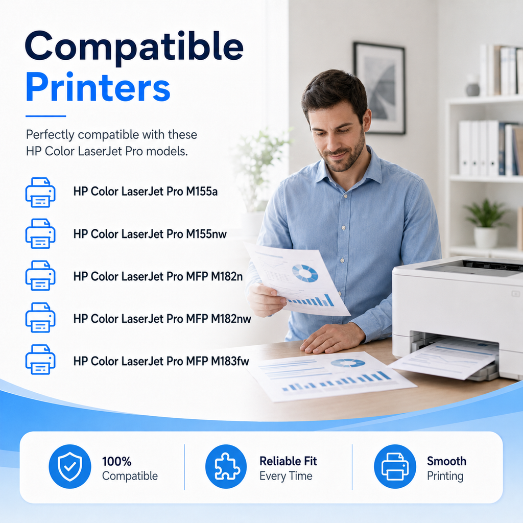 NEXUVA HP 216A Compatible Toner Cartridge 4-Pack Set – W2410A W2411A W2412A W2413A – Black Cyan Yellow Magenta
