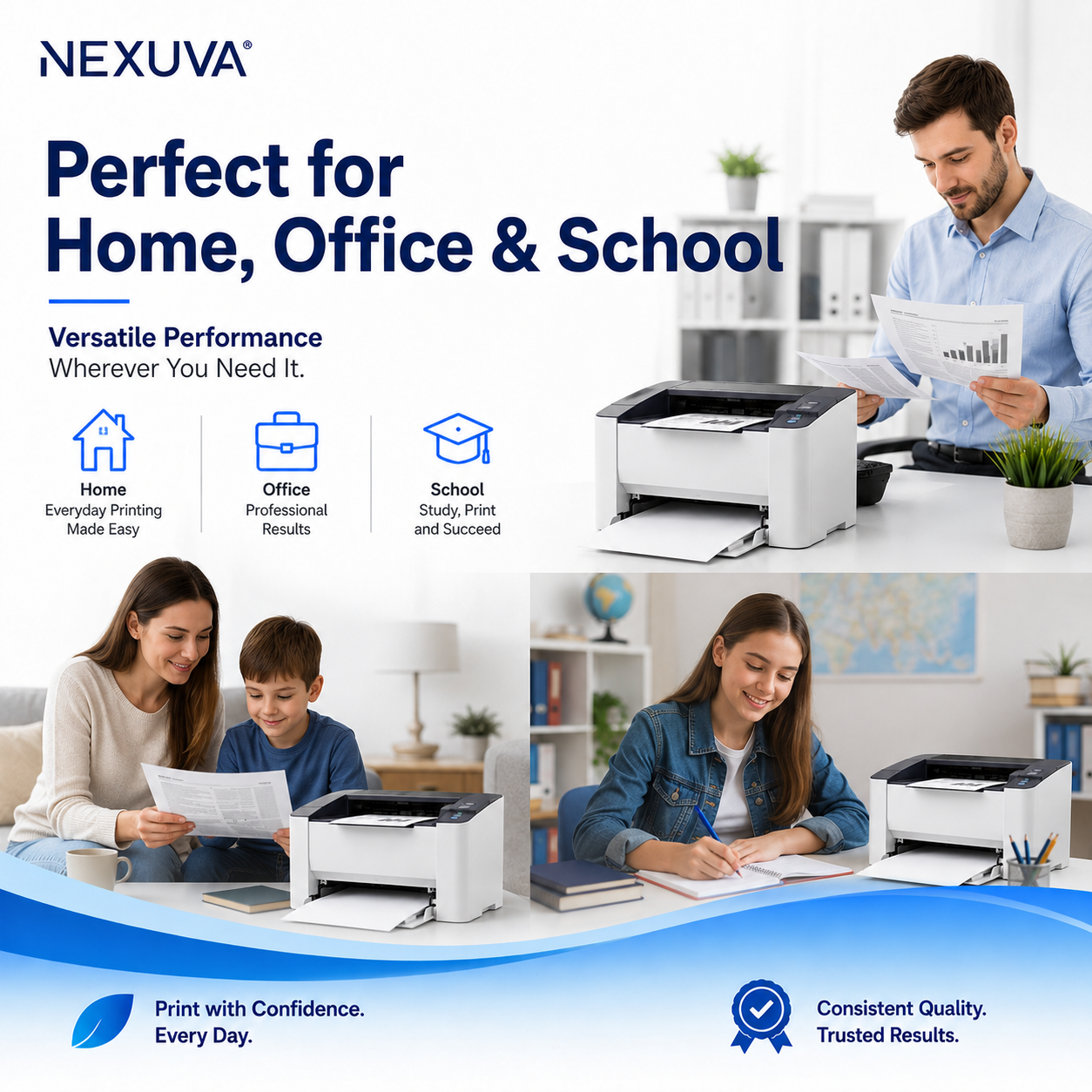 NEXUVA Compatible Xerox 3020 Black Toner Cartridge – 3,000 Pages