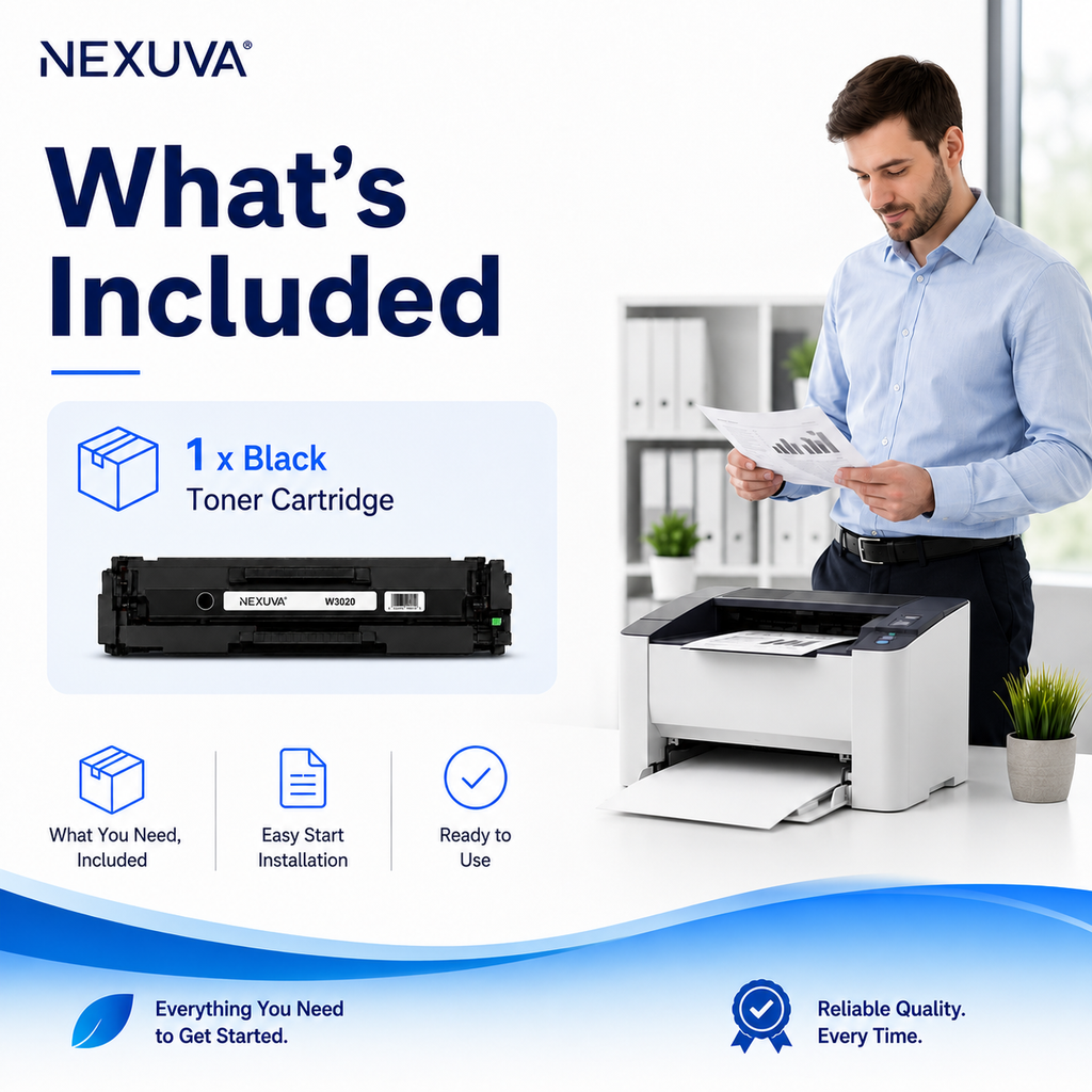 NEXUVA Compatible Xerox 3020 Black Toner Cartridge – 3,000 Pages