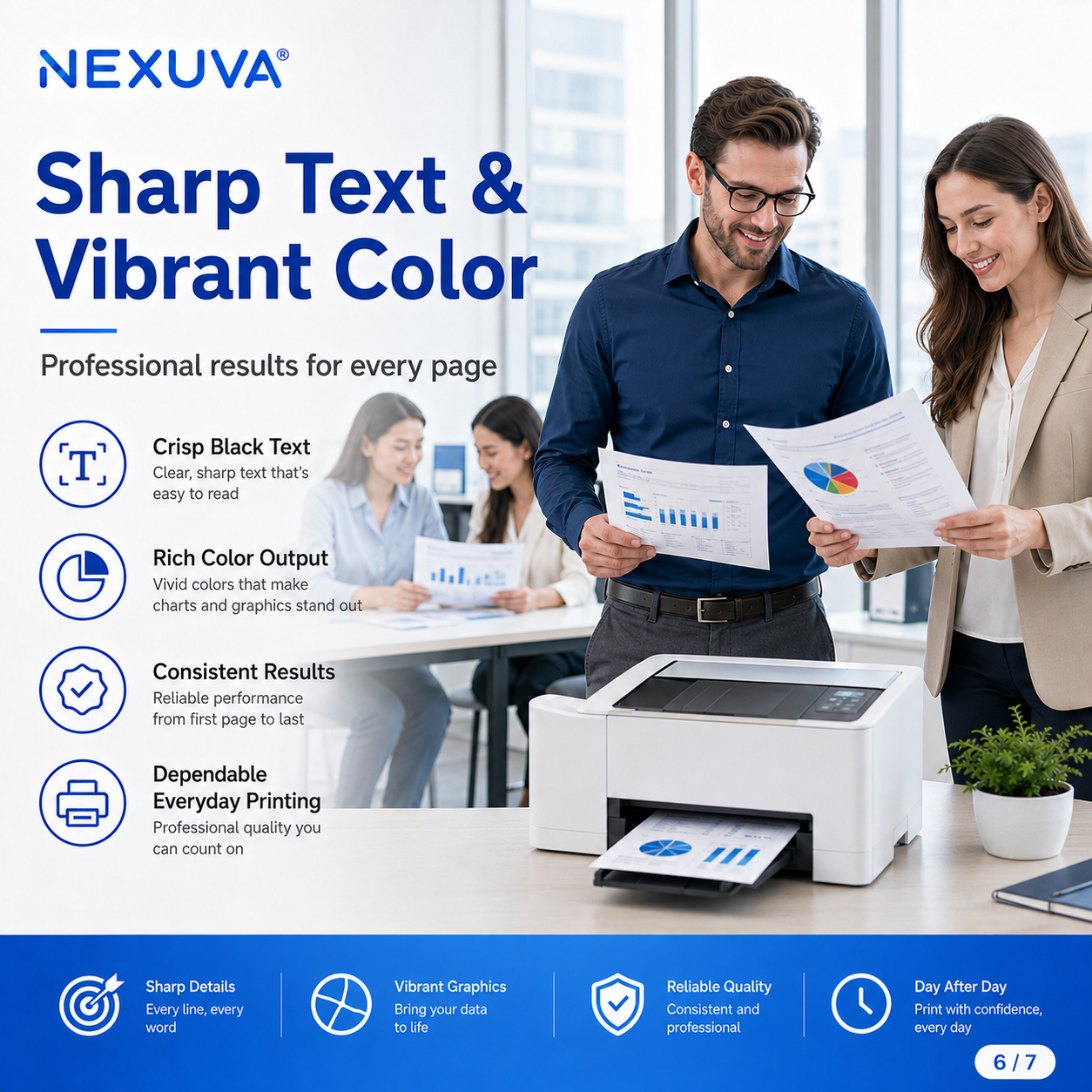 NEXUVA Compatible HP 410X High Yield Toner Cartridge 4-Pack Set, Black Cyan Magenta Yellow