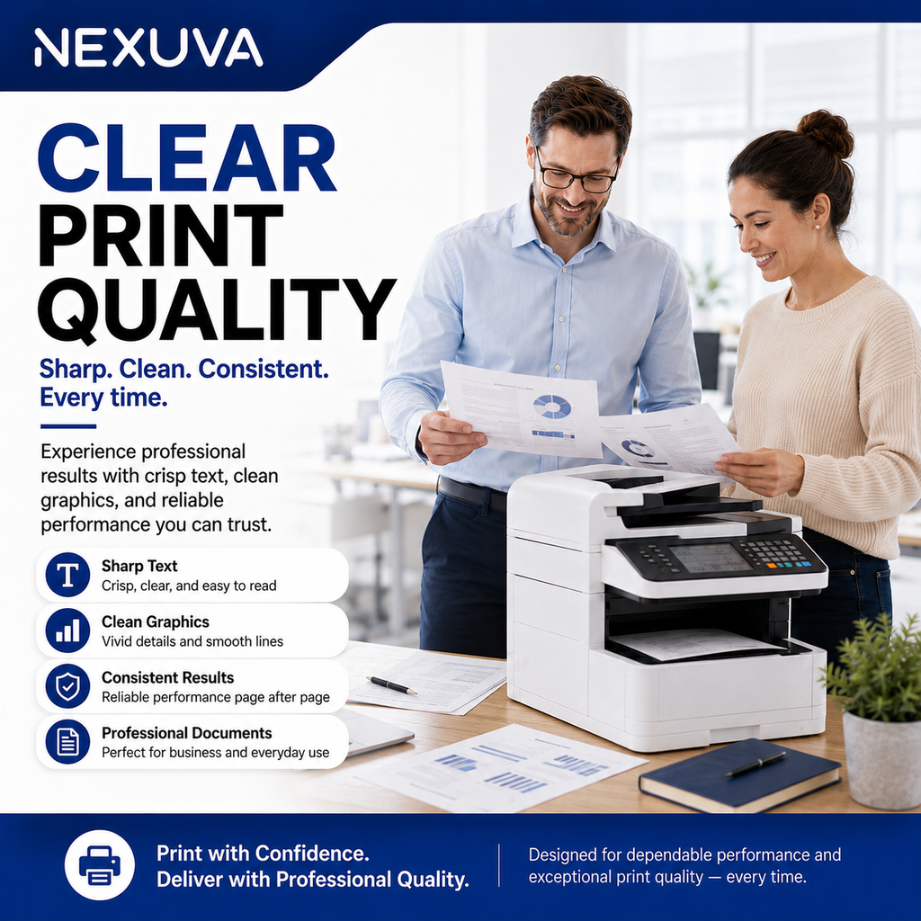 NEXUVA TK-475 Compatible Black Toner Cartridge for Kyocera FS-6025MFP, FS-6030MFP, FS-6525MFP and FS-6530MFP