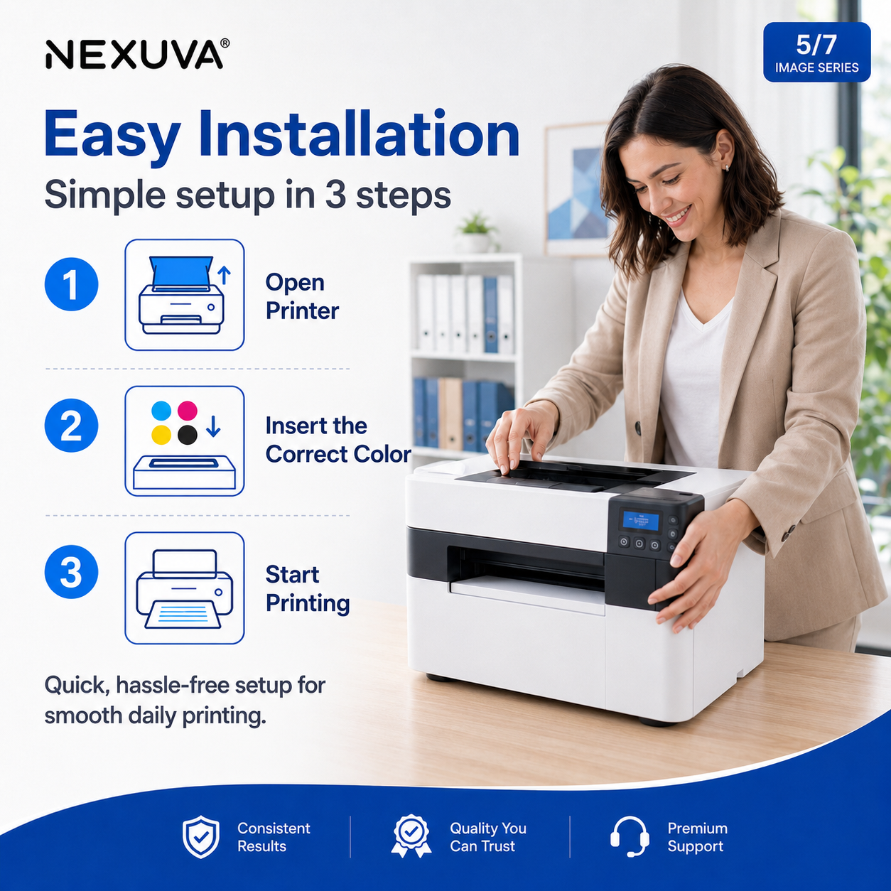 NEXUVA Compatible Canon CRG-718/318/118 Toner Cartridge 4-Pack Set