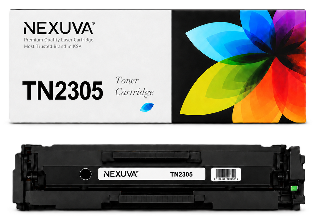 NEXUVA TN2305 Compatible Brother Black Toner Cartridge – High Yield 2,600 Pages