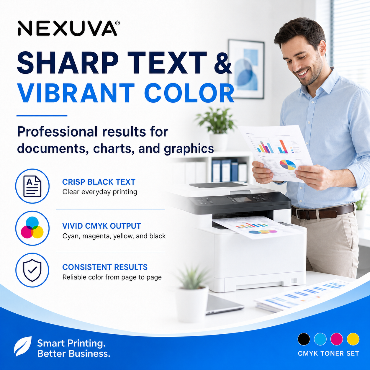 NEXUVA Compatible Brother TN273X High-Yield Toner Cartridge 4-Pack Set