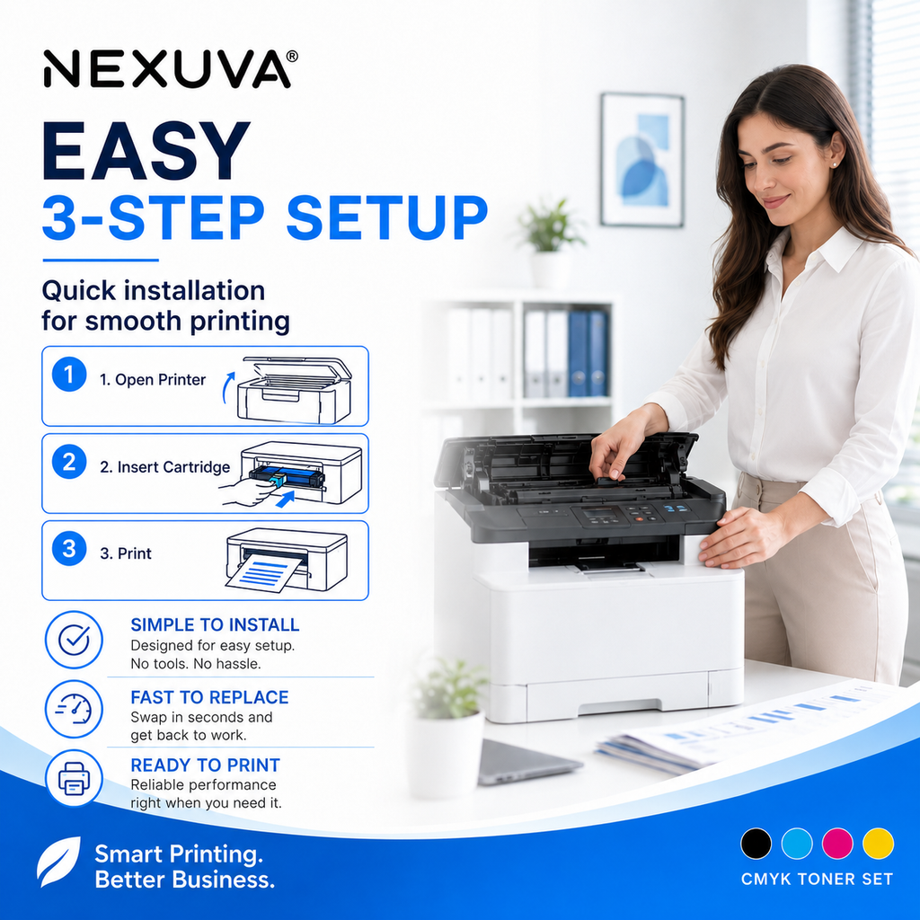 NEXUVA Compatible Brother TN273X High-Yield Toner Cartridge 4-Pack Set