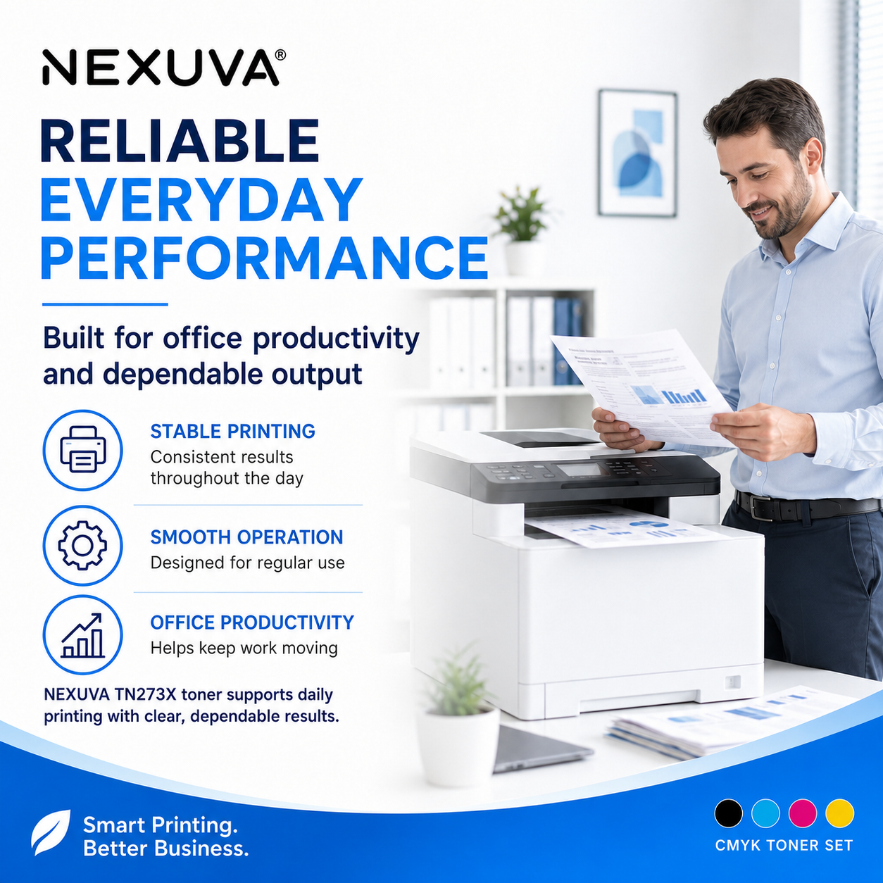 NEXUVA Compatible Brother TN273X High-Yield Toner Cartridge 4-Pack Set