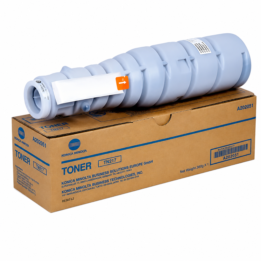 Konica Minolta TN217 Black Toner Cartridge Genuine OEM