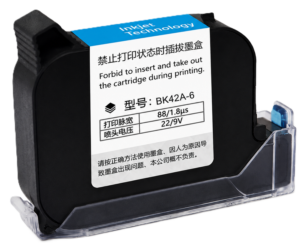 NEXUVA JS12M-BK 42ml Black Fast-Dry Solvent Ink Cartridge for 2588+ JS12 Handheld Inkjet Printers
