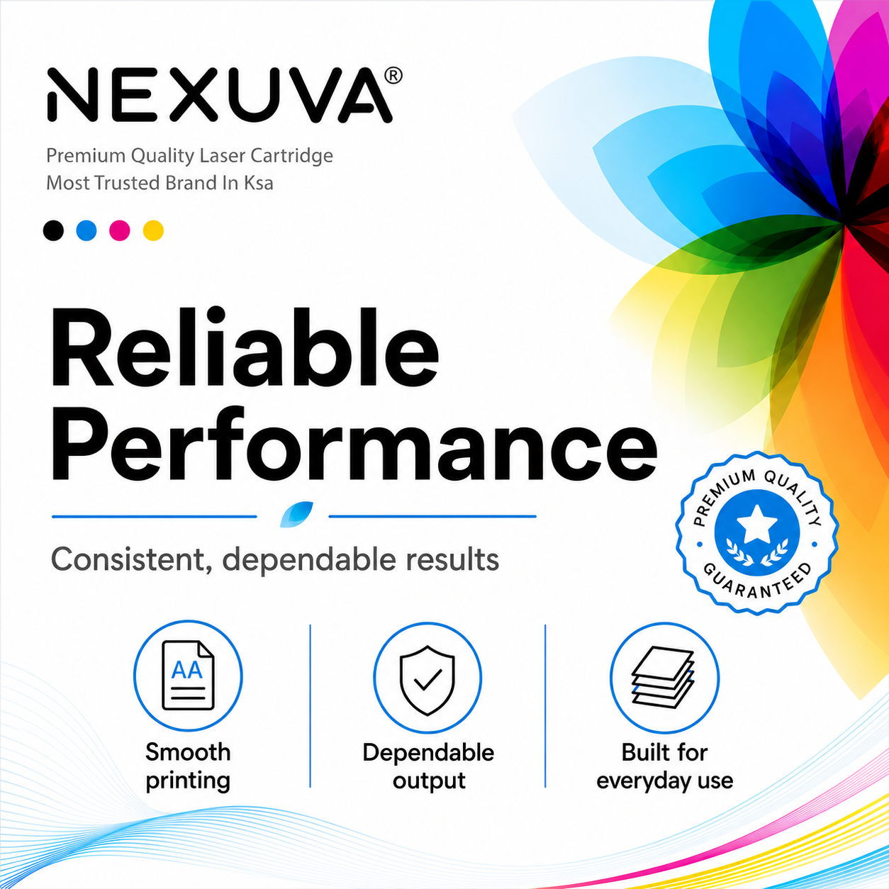 NEXUVA Compatible HP 117A Toner Cartridge Set, Black Cyan Magenta Yellow