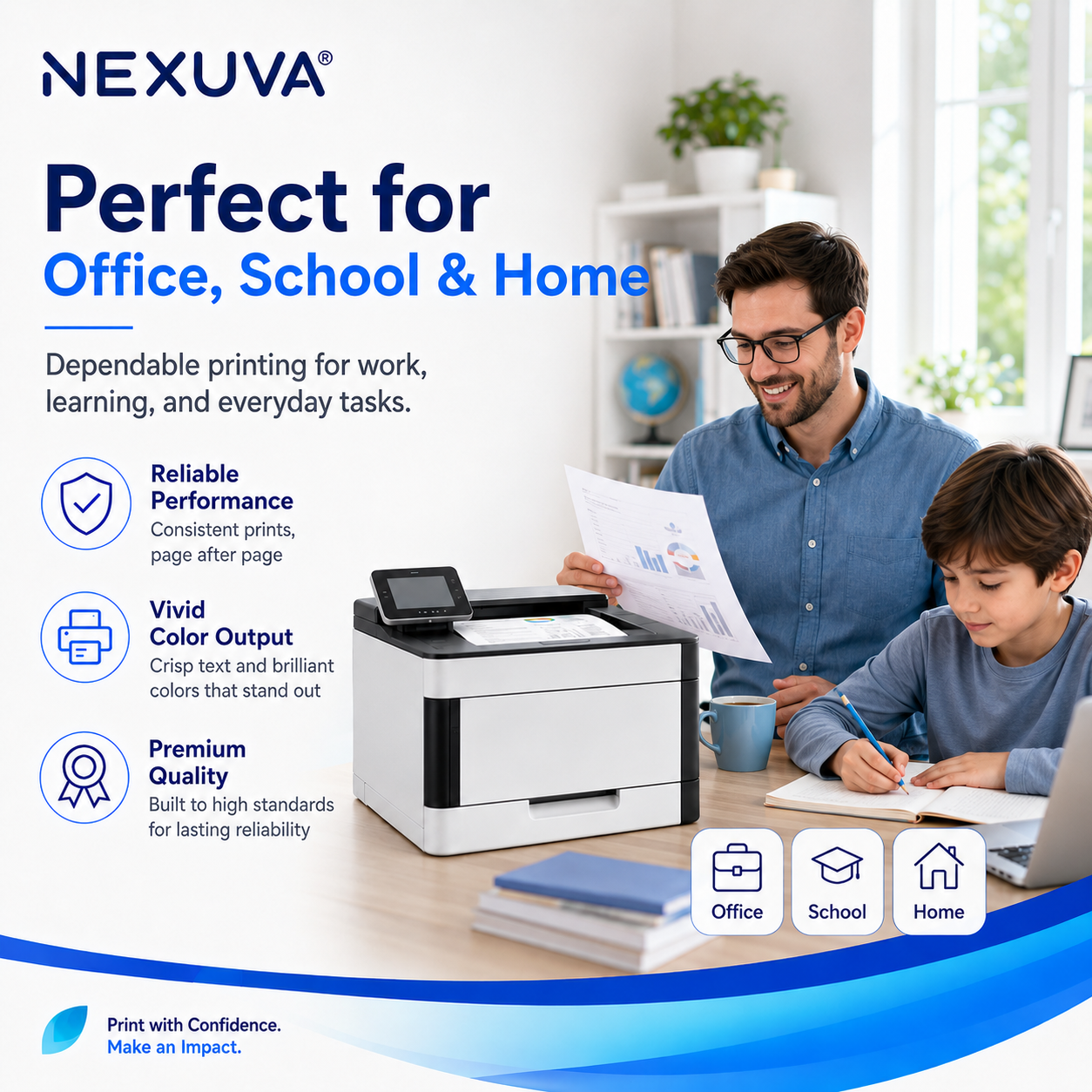 NEXUVA Compatible HP 415A Toner Cartridge 4-Pack Set – W2030A W2031A W2032A W2033A