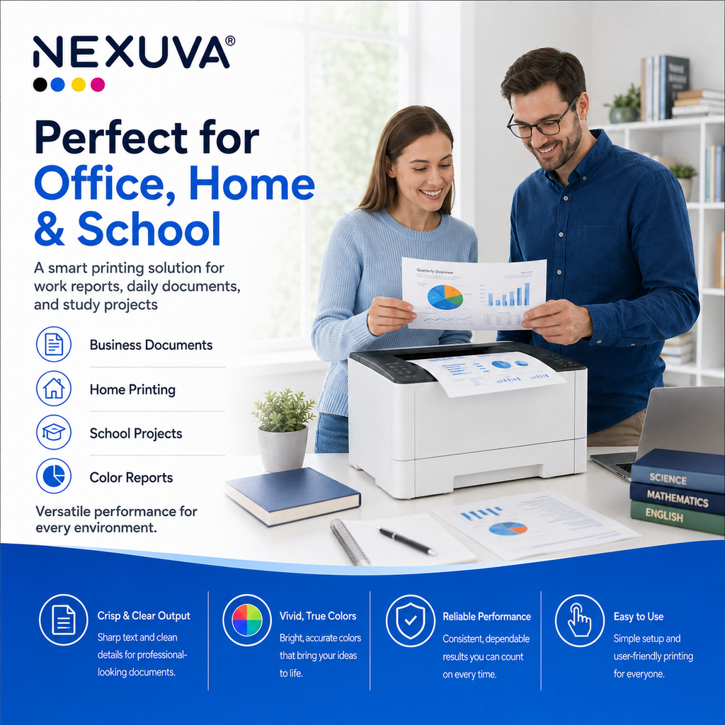 NEXUVA Compatible HP 203A Toner Cartridge 4-Pack Set – CF540A CF541A CF542A CF543A