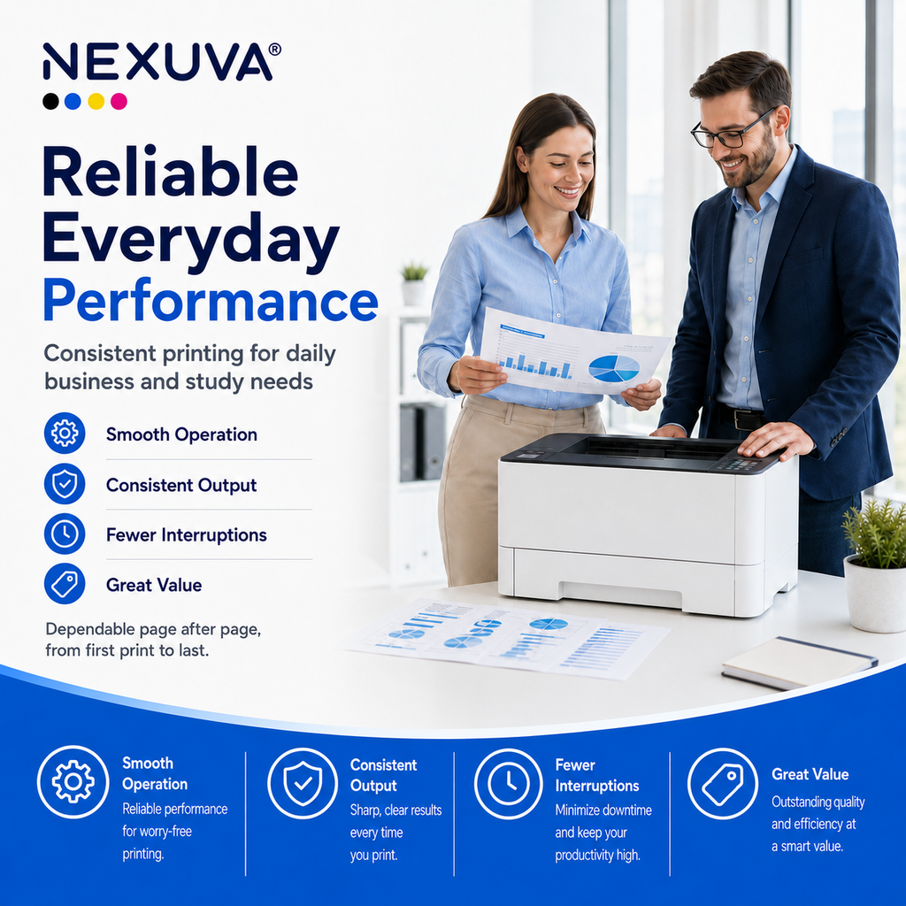 NEXUVA Compatible HP 130A Toner Cartridge 4-Pack Set – CF350A CF351A CF352A CF353A