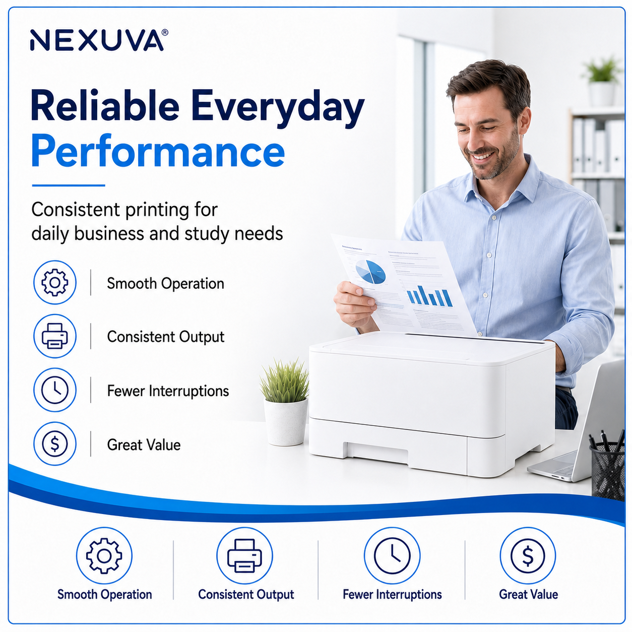 NEXUVA Compatible HP 126A Toner Cartridge 4-Pack Set – CF350A CF351A CF352A CF353A