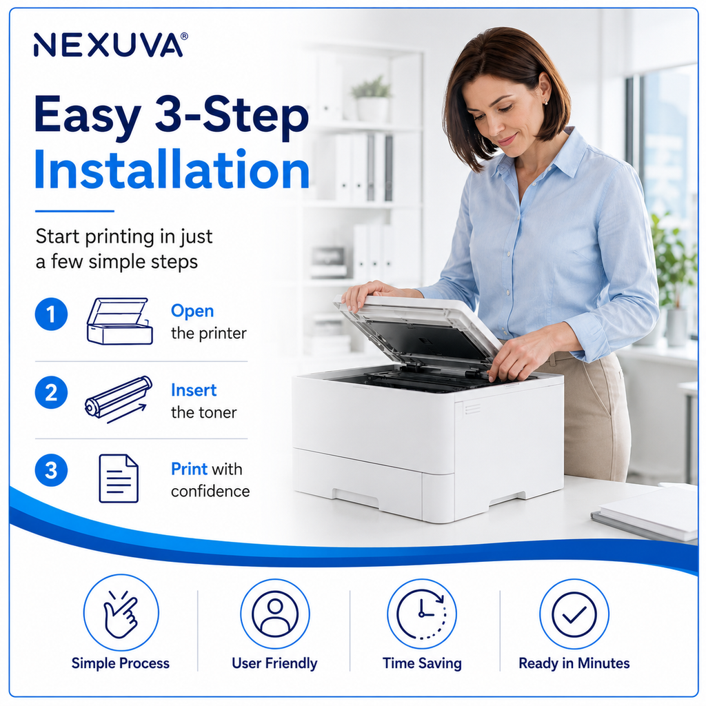 NEXUVA Compatible HP 126A Toner Cartridge 4-Pack Set – CF350A CF351A CF352A CF353A