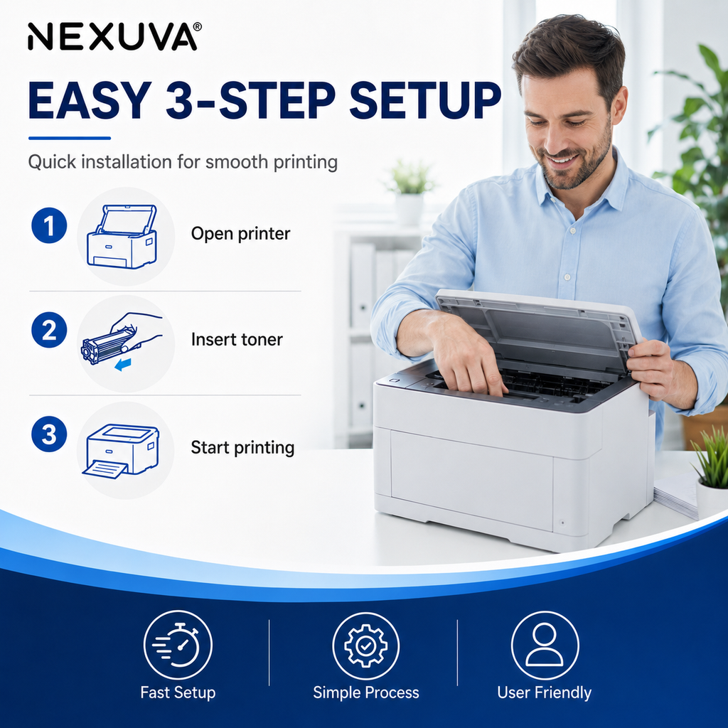 NEXUVA Compatible Brother TN227 Toner Cartridge 4-Pack Set