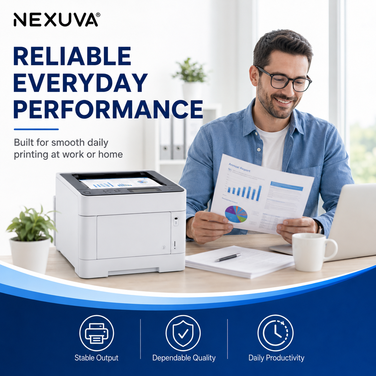 NEXUVA Compatible Brother TN227 Toner Cartridge 4-Pack Set