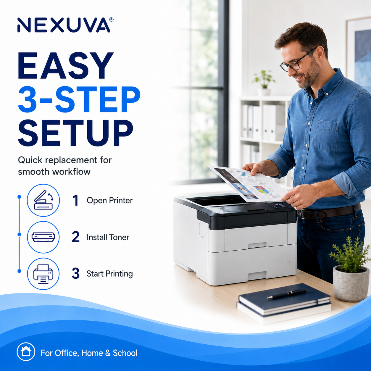 NEXUVA Compatible Brother TN273 Toner Cartridge 4-Pack Set