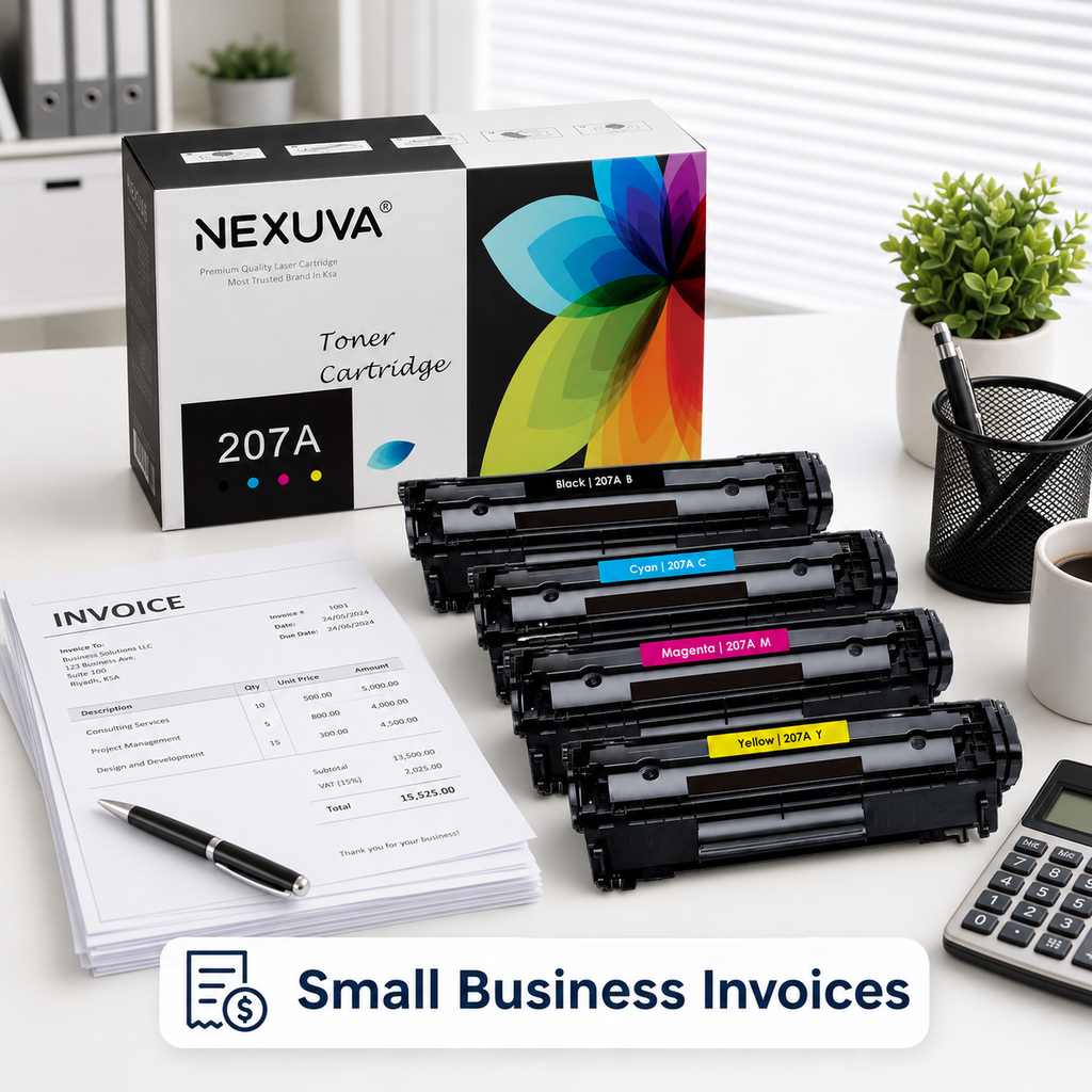 NEXUVA 207A Compatible Toner Cartridge 4-Pack Set - Black, Cyan, Magenta, Yellow