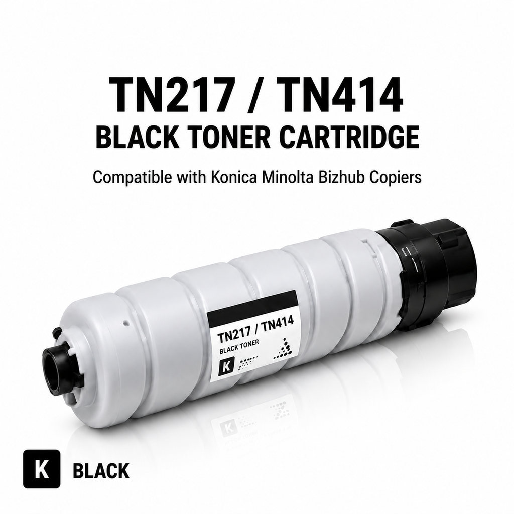 NEXUVA Konica Minolta Compatible TN217 TN414 Black Toner