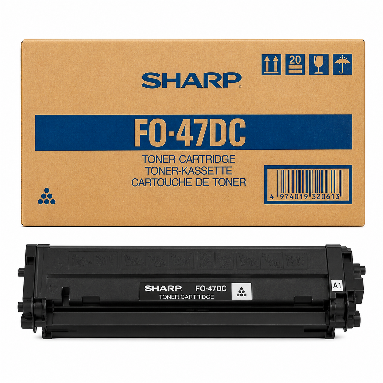 خرطوشة حبر الفاكس الأصلية شارب FO-47DC