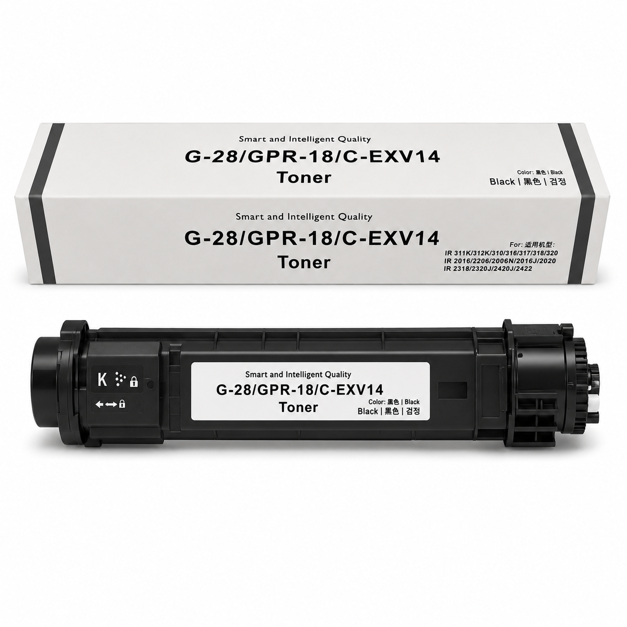 NEXUVA G-28 GPR-18 C-EXV14 Black Toner Cartridge Compatible for Canon