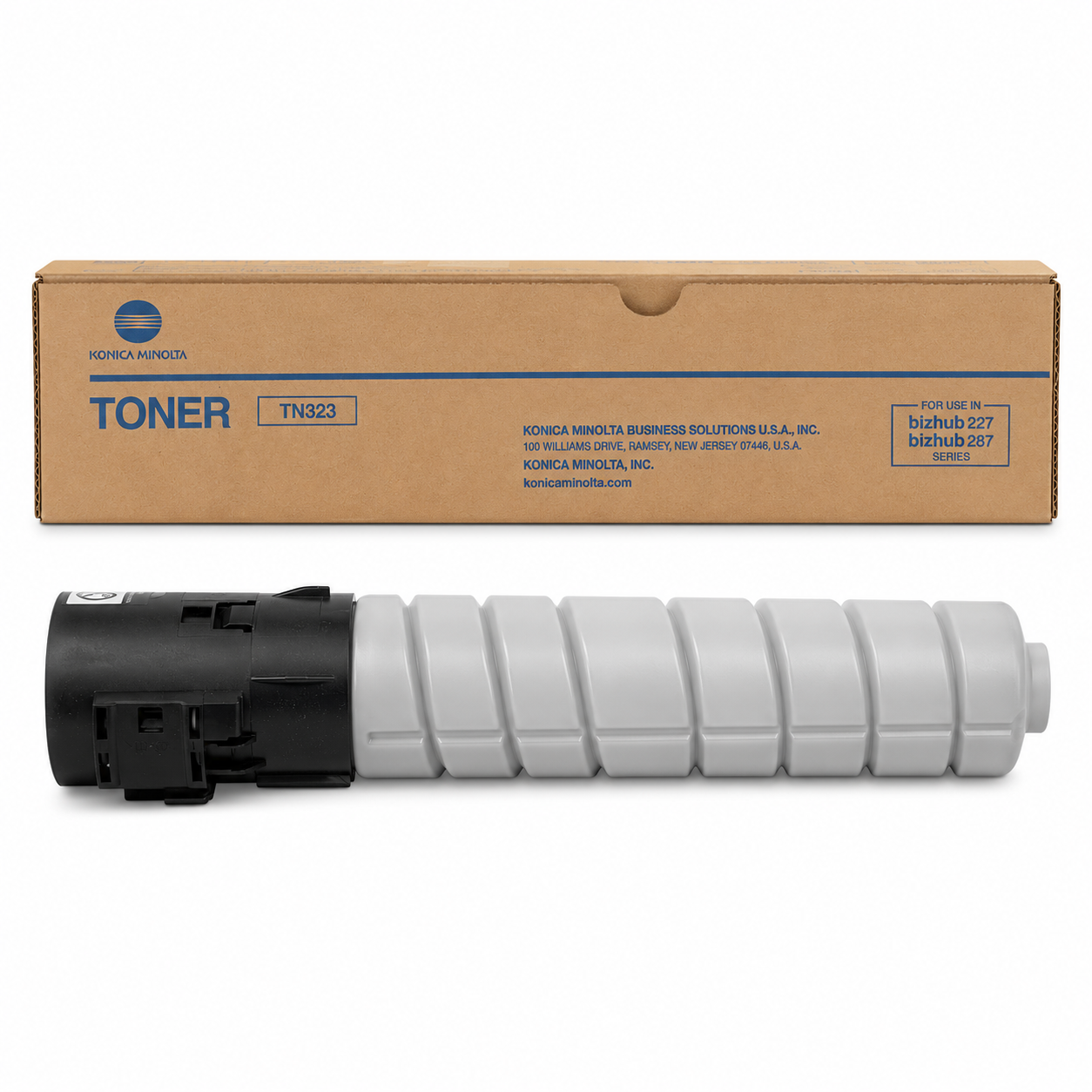 Konica Minolta TN323 Black Toner Cartridge Genuine OEM